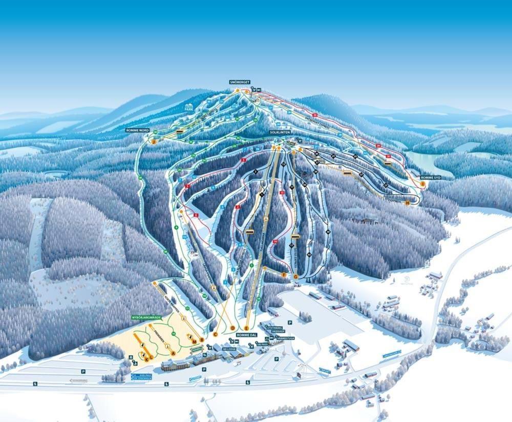 Raemsbyns Fritidsby, Naera Romme Alpin Apartment Idkerberget Екстериор снимка